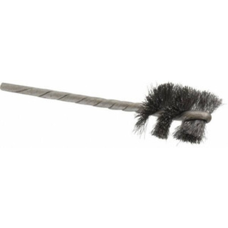 Osborn 3/4 Diam Helical Steel Tube Brush 0.005 Filament Diam, 1 Brush Length, 3-1/2 OAL, 1/8 Diam Shank 0003605200 – 03262243