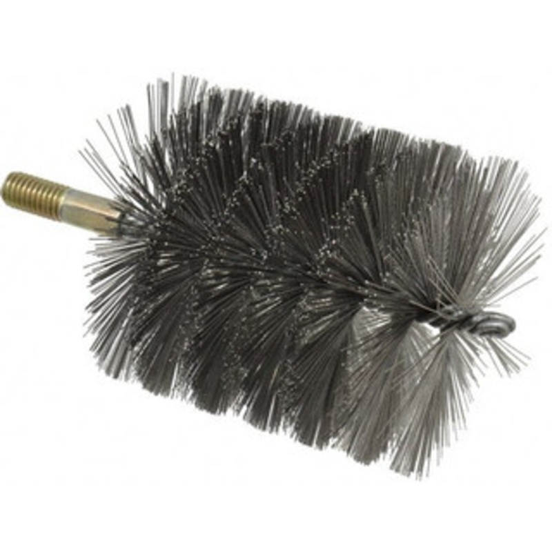 Value Collection 4 Diam Helical Steel Tube Brush 0.016 Filament Diam, 4-1/4 Brush Length, 7-1/2 OAL, 1/2-12 Male Shank 83100019 – 04613022