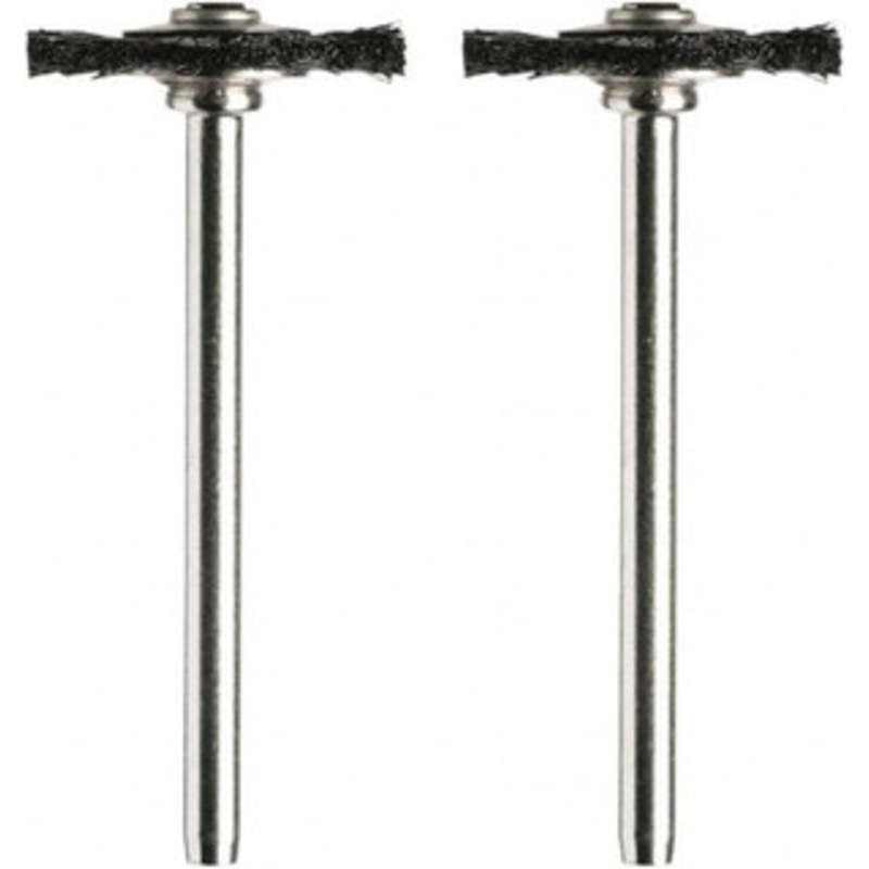 Dremel 3/4 OD, 1/8 Shank Diam, Straight Filament Nylon Wheel Brush 1/16 Face Width, 3/4 Trim Length, 15,000 RPM 403-02 – 92656222