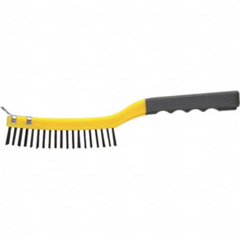 Krylon Steel Wire Brush 10 Brush Length, 13 OAL, 1-1/8 Trim Length, Plastic Handle 997015000 – 41014697