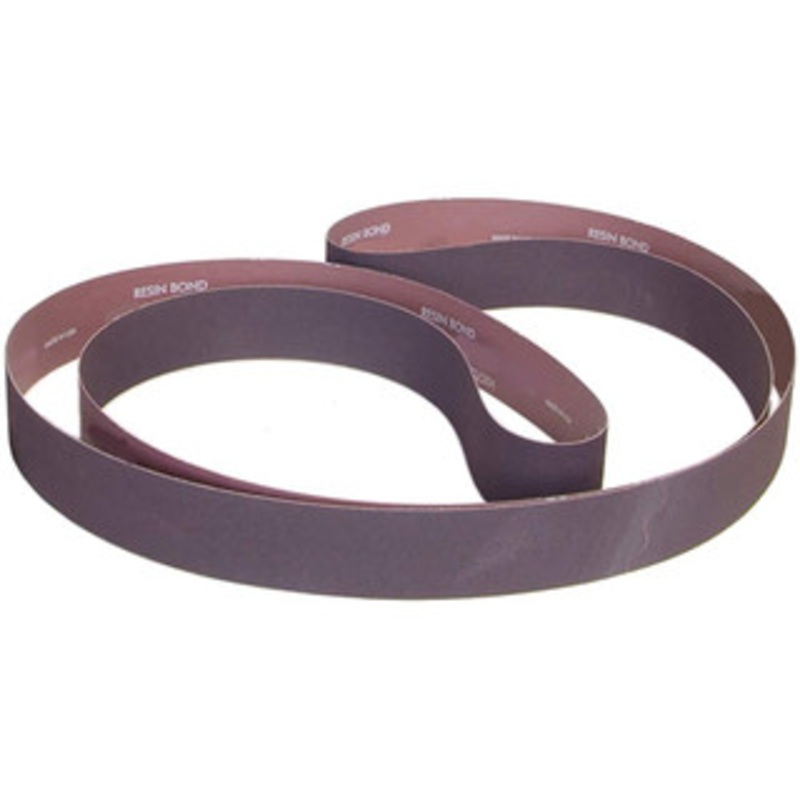 Norton 3 Wide x 132 OAL, 100 Grit, Aluminum Oxide Abrasive Belt Aluminum Oxide, Fine, Coated, X Weighted Cloth Backing, Series R228 78072721875 – 05800107