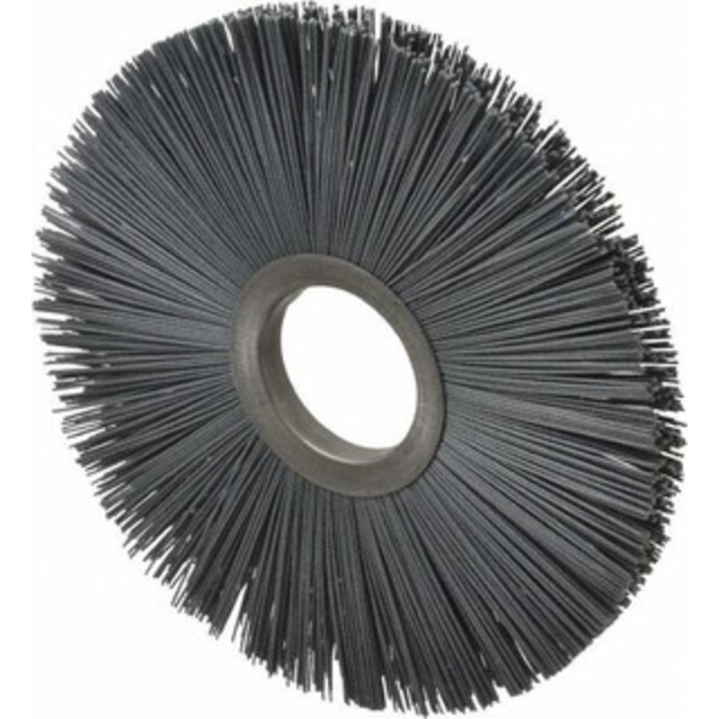 Osborn 8 OD, 2 Arbor Hole, Crimped Nylon Wheel Brush 1/2 Face Width, 2-5/8 Trim Length, 5,500 RPM 0002050400 – 06081392