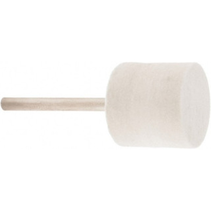 Value Collection 3/4 Diam 1/8 Shank Diam Hard Density Cylinder Shaped Mounted Bob 3/4 Head Length, 2 Shank Length, Wool Felt 516124 – 91067819