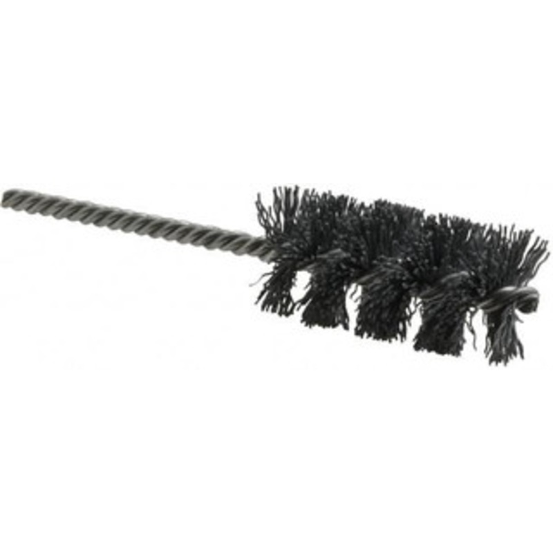 Weiler Abrasives 1-1/4 Diam Helical Nylon Tube Brush Single Spiral, 0.022 Filament Diam, 2-1/2 Brush Length, 5-1/2 OAL, 1/4 Diam Shank 98396 – 75851576