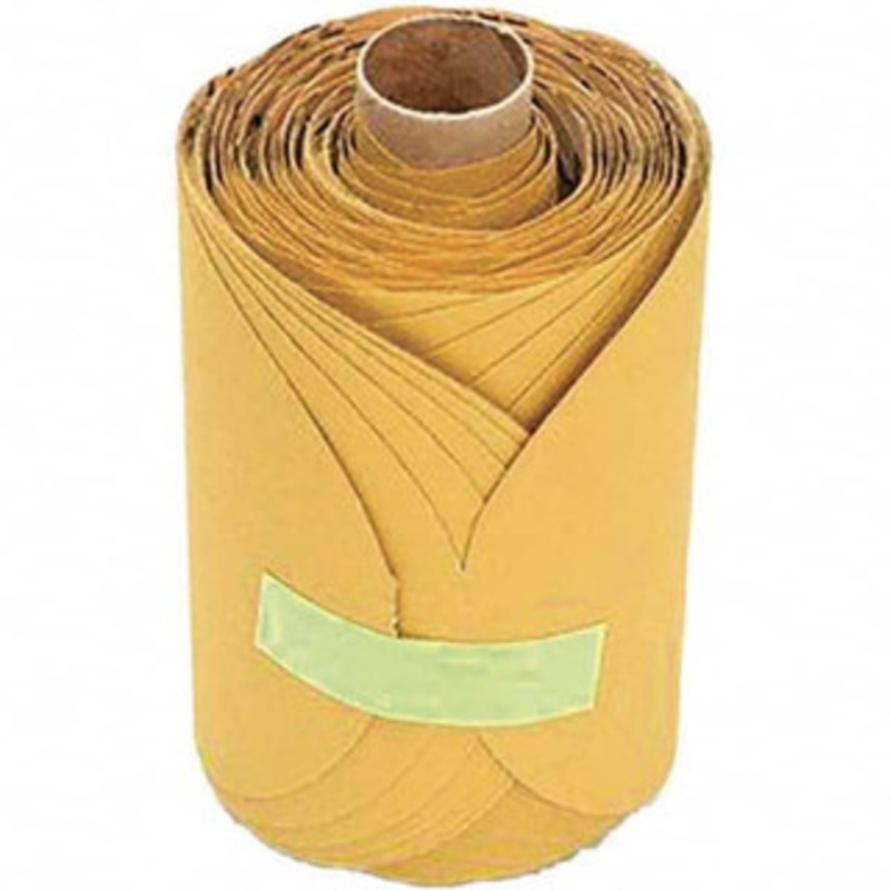 3M 5 Diam, 150 Grit Aluminum Oxide Adhesive PSA Disc Very Fine Grade, Gold, Polyester Backing, Flexible, Use with Random Orbital Sanders 7000119422 – 85267904