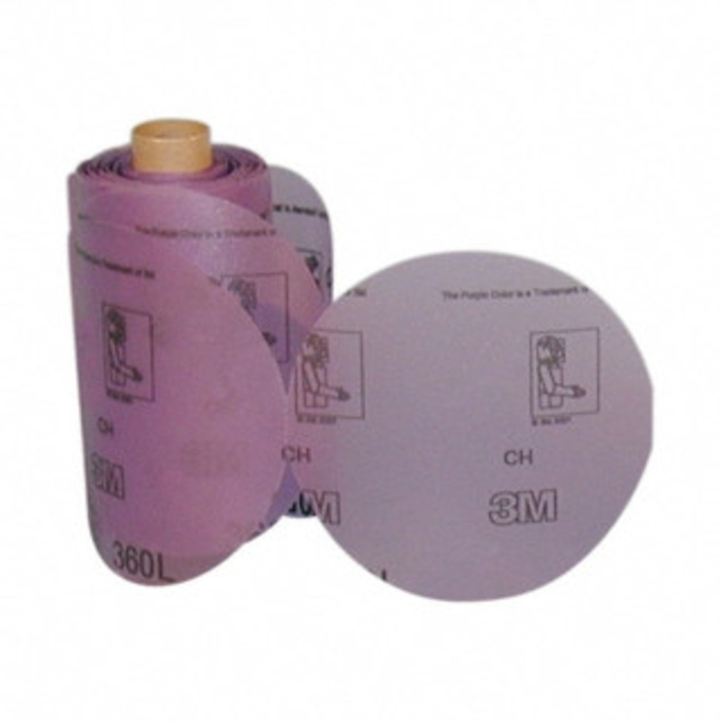 3M 5 Diam, 800 Grit Aluminum Oxide Adhesive PSA Disc Super Fine Grade, Purple, Film Backing, Flexible, Use with Random Orbital Sanders 7100032844 – 71467278