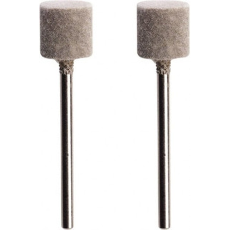 Dremel 1/2 Diam x 1/2 Thick, Medium Mounted Polishing Wheel 1 Ply, 1/8 Shank Diam, 35,000 RPM 520-02 – 92656289