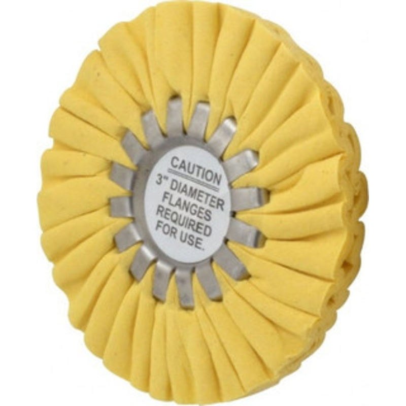 Made in USA 5 Diam x 1/2 Thick Unmounted Buffing Wheel 14 Ply, Bias Cut, 1/2 Arbor Hole 515-7211 – 77750396