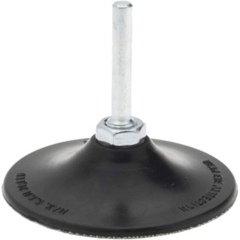 Merit Abrasives 3 Diam Quick-Change Type P Disc Backing Pad 1/4 Shank Diam, Medium Density, 20,000 RPM, Power-Lock Type 1 Compatible 08834164005 – 05637228
