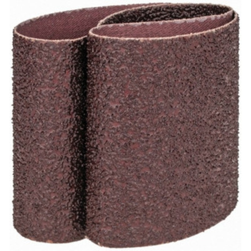 Norton 3 Wide x 18 OAL, 36 Grit, Aluminum Oxide Abrasive Belt Aluminum Oxide, Very Coarse, Coated, X Weighted Cloth Backing, Series R228 78072780447 – 82103706