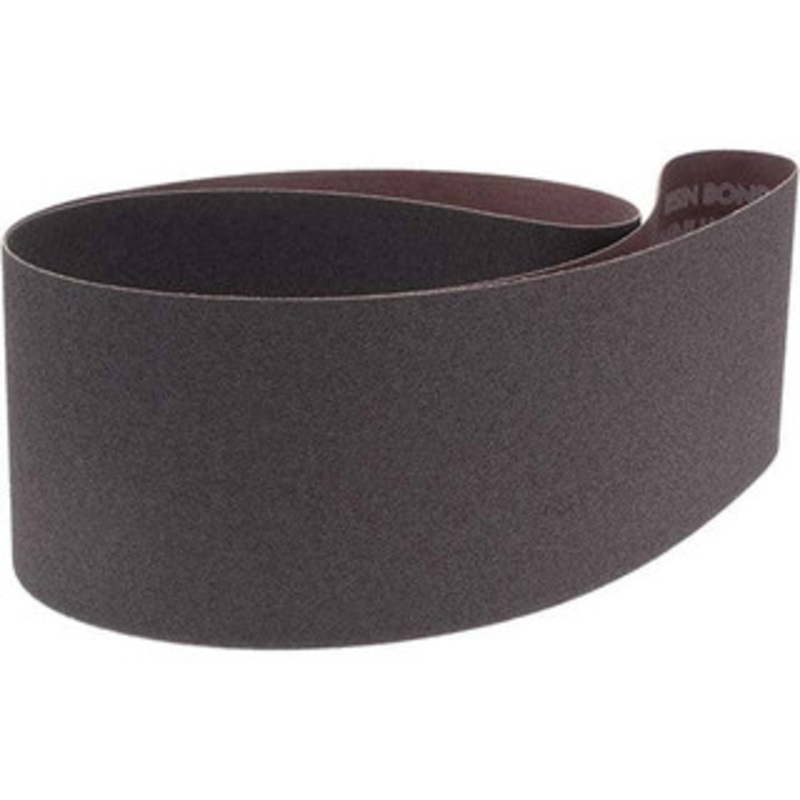 Norton 4 Wide x 54 OAL, 80 Grit, Aluminum Oxide Abrasive Belt Aluminum Oxide, Medium, Coated, X Weighted Cloth Backing, Series R228 78072722165 – 05818083
