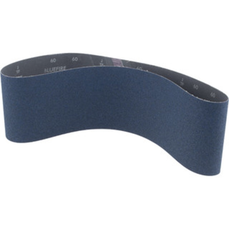 Norton 6 Wide x 48 OAL, 60 Grit, Zirconia Alumina Abrasive Belt Zirconia Alumina, Medium, Coated, Y Weighted Cloth Backing, Dry, Series R821 78072727695 – 85129062