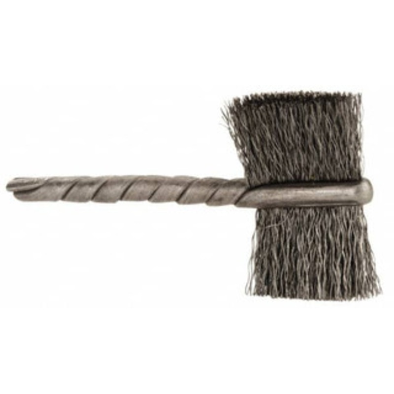 Osborn 1 Diam Flat Steel Tube Brush 0.005 Filament Diam, 5/8 Brush Length, 2-1/4 OAL, 1/8 Diam Shank 0003511700 – 03262144