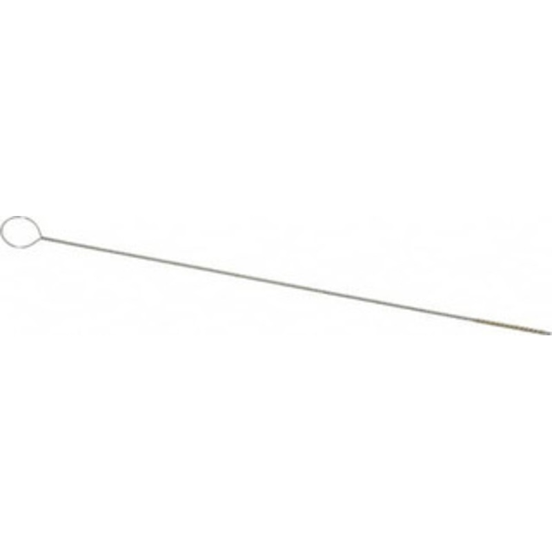 PRO-SOURCE 1/2 Long x 1/32 Diam Brass Twisted Wire Bristle Brush Single Spiral, 4 OAL, 0.003 Wire Diam, 0.025 Shank Diam 04980 – 03716131