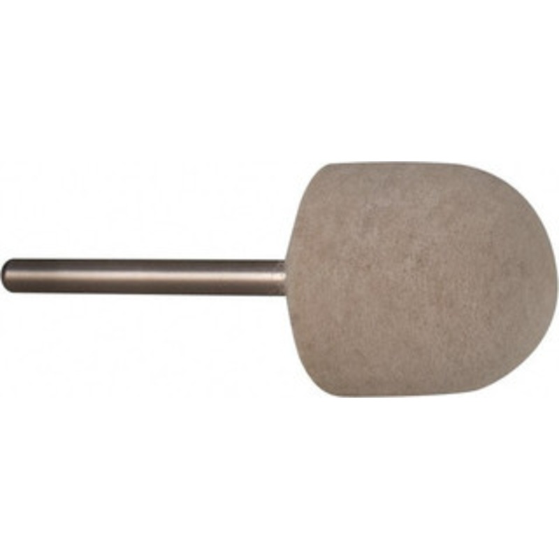 Value Collection 3/4 Diam 1/8 Shank Diam Rock Hard Density Oval Shaped Mounted Bob 3/4 Head Length, 2 Shank Length, Wool Felt 516158 – 91068320