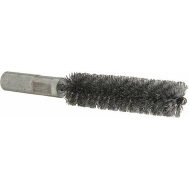 Value Collection 5/8 Diam Helical Steel Tube Brush Double Spiral, 0.012 Filament Diam, 2-23/64 Brush Length, 4 OAL, 5/16-18 Female Shank 83100044 – 05744925