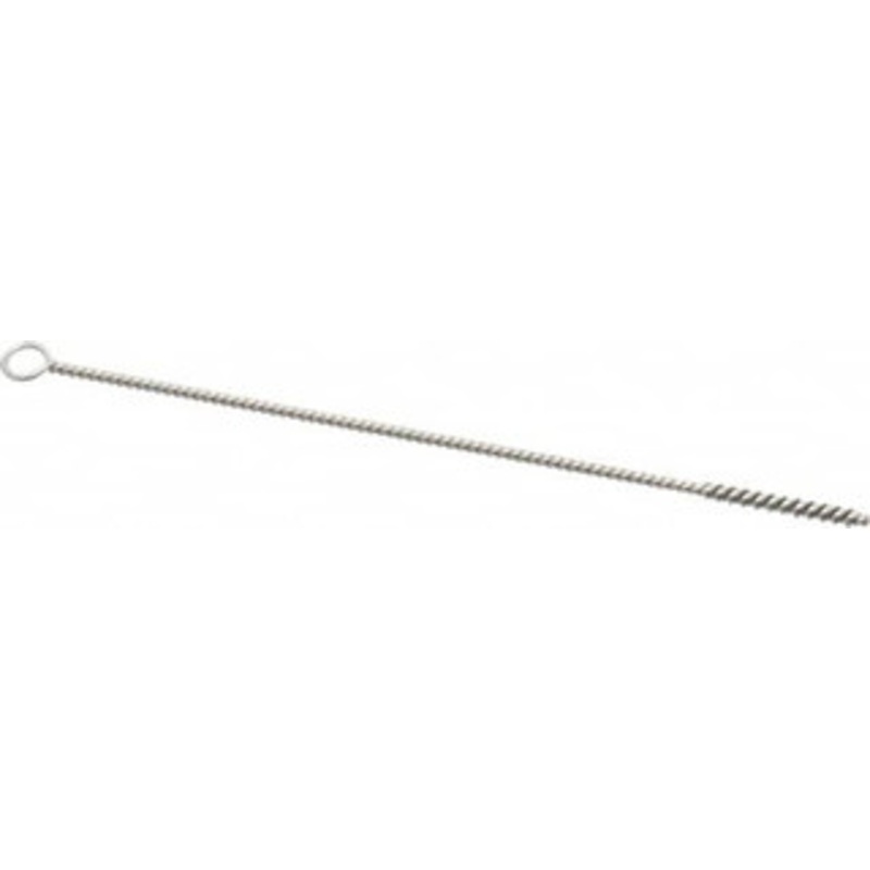 Weiler Abrasives 1 Long x 1/8 Diam Steel Hand Tube Brush Single Spiral, 6 OAL, 0.003 Wire Diam, 3/32 Shank Diam 21246 – 75851386