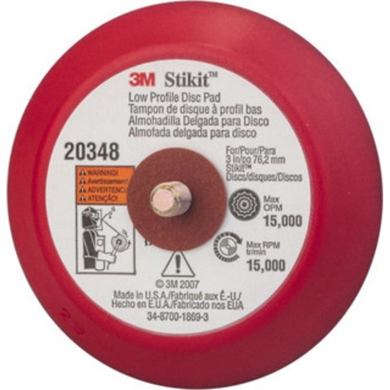 3M Disc Backing Pad 15,000 RPM 7000118609 – 92143395