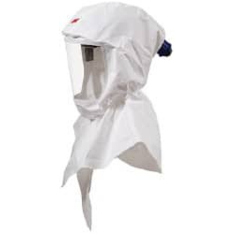 3M Universal Size, PAPR Compatible Hood Polypropylene, White, Compatible with GVP, TR-300 & V-Series Air Sources 7000052768 – 54132584