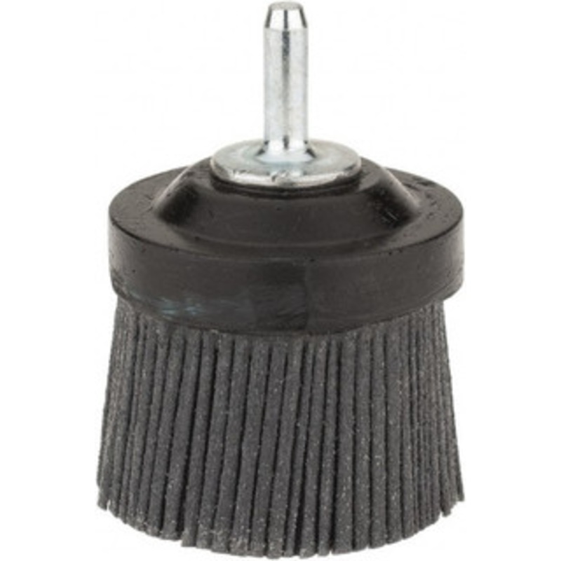 Osborn 2 80 Grit Silicon Carbide Crimped Disc Brush Medium Grade, Quick Change Connector, 1-3/8 Trim Length, 1/4 Shank Diam 0004725500 – 41859463