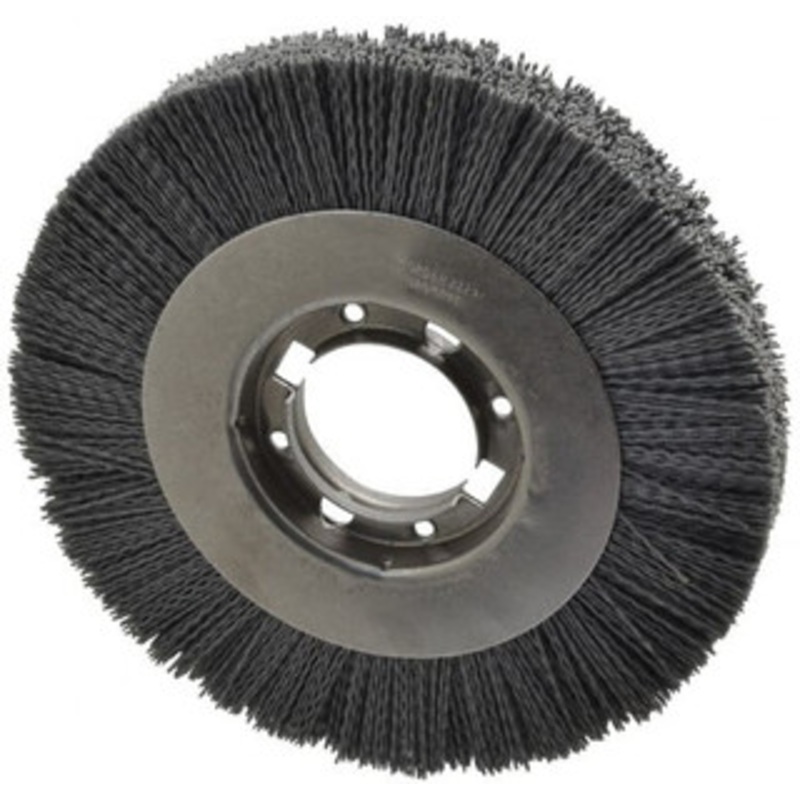 Osborn 8 OD, 2 Arbor Hole, Crimped Nylon Wheel Brush 7/8 Face Width, 1-1/2 Trim Length, 4,500 RPM 0002241300 – 06081038