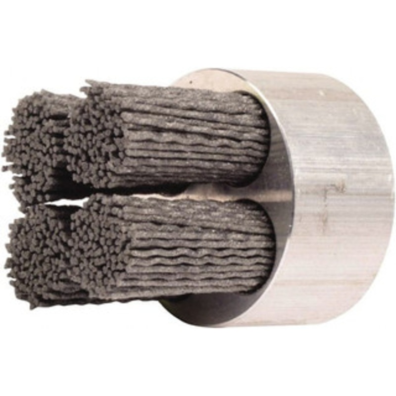 Weiler Abrasives 1-3/4 80 Grit Silicon Carbide Crimped Disc Brush Medium Grade, 1-1/4 Trim Length, 1/4 Shank Diam 85750 – 60470358