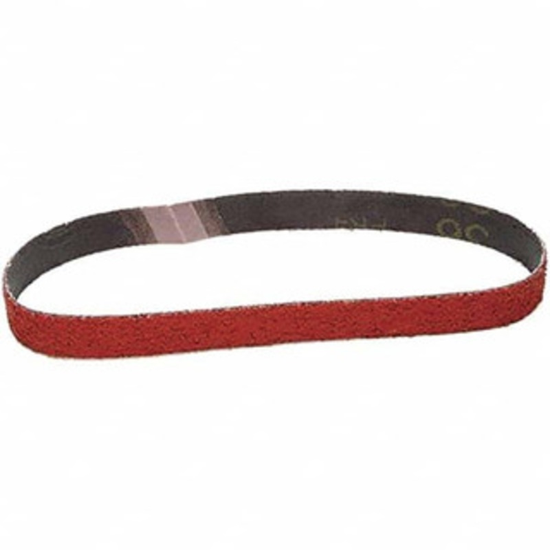 3M 3/4 Wide x 18 OAL, 36 Grit, Ceramic Abrasive Belt Ceramic, Very Coarse, Coated, YF Weighted Cloth Backing, Wet/Dry, Series 777F 7000118387 – 60506565