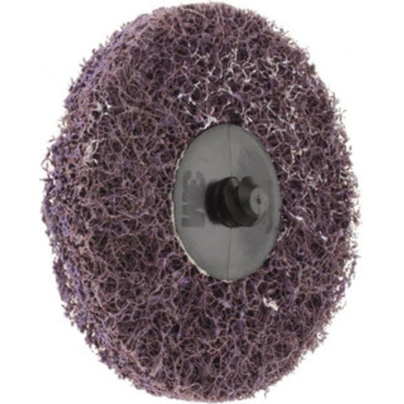3M 3 Aluminum Oxide Quick Change Disc Type R Attachment, Medium Grade, Purple, Non-Woven, 15,000 RPM, Roloc TR Compatible 7000046261 – 43970128