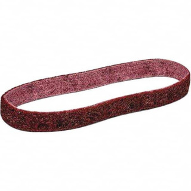3M 3 Wide x 132 OAL, Aluminum Oxide Abrasive Belt Aluminum Oxide, Medium, Nonwoven, Series SC-BL 7000120732 – 04704268