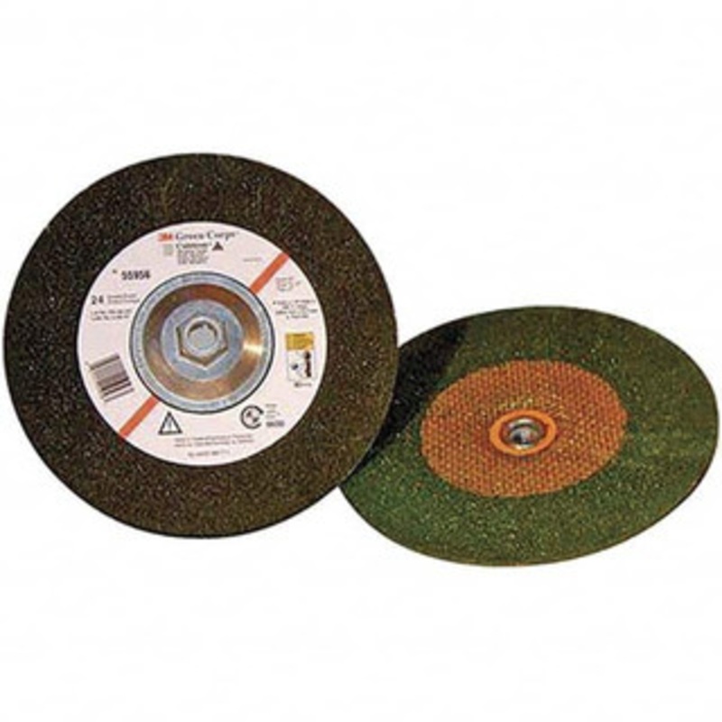 3M 36 Grit, 7 Wheel Diam, 1/4 Wheel Thickness, Type 27 Depressed Center Wheel Ceramic, 8,600 Max RPM, Compatible with Angle Grinder 7100123075 – 43349497