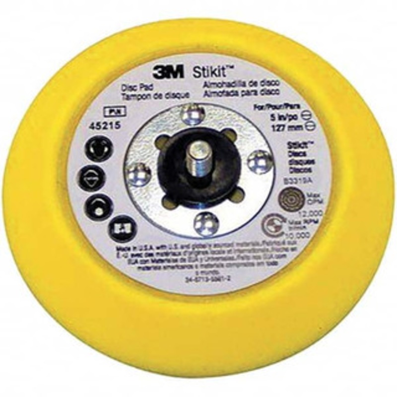 3M 5 Diam Adhesive/PSA Disc Backing Pad Medium Density, 10,000 RPM 7100035128 – 82425075