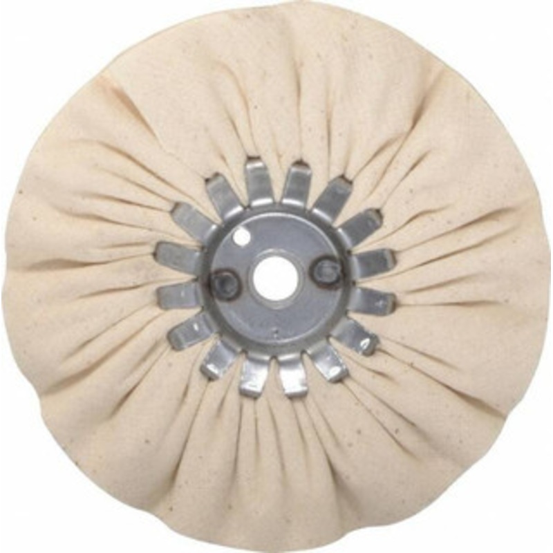 Made in USA 6 Diam x 1/2 Thick Unmounted Buffing Wheel 14 Ply, Bias Cut, 5/8 Arbor Hole 515-7201 – 77750354