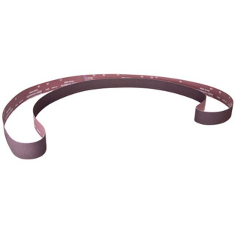 Norton 3 Wide x 132 OAL, 50 Grit, Aluminum Oxide Abrasive Belt Aluminum Oxide, Coarse, Coated, X Weighted Cloth Backing, Series R228 78072721890 – 05800057