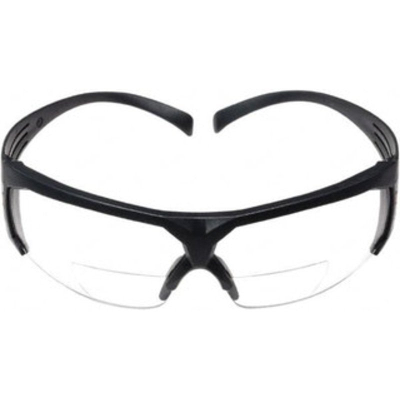 3M +1.5, Clear Lenses, Anti-Fog, Framed Magnifying Safety Glasses UV Protection, Gray Plastic Frame, ANSI Z87.1-2003 7100132357 – 39699707