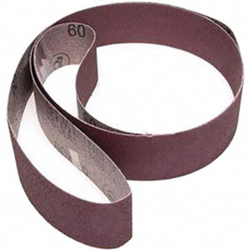 3M 2 Wide x 72 OAL, 60 Grit, Aluminum Oxide Abrasive Belt Aluminum Oxide, Medium, Coated, X Weighted Cloth Backing, Series 241D 7010326174 – 73218497