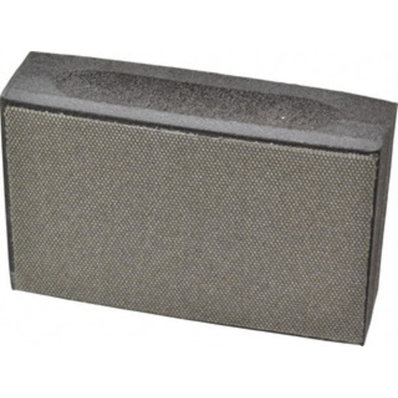 3M Fine Grade, 125 Grit, Diamond Hand Pad Black, 2-1/4 Wide x 3-3/4 Long, Coated 7000045665 – 01054667
