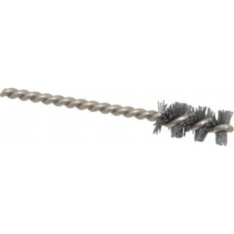 Made in USA 1/2 Diam Helical Nylon Tube Brush 0.022 Filament Diam, 1 Brush Length, 3-1/2 OAL, 0.162 Diam Stainless Steel Shank 380810 – 63764856