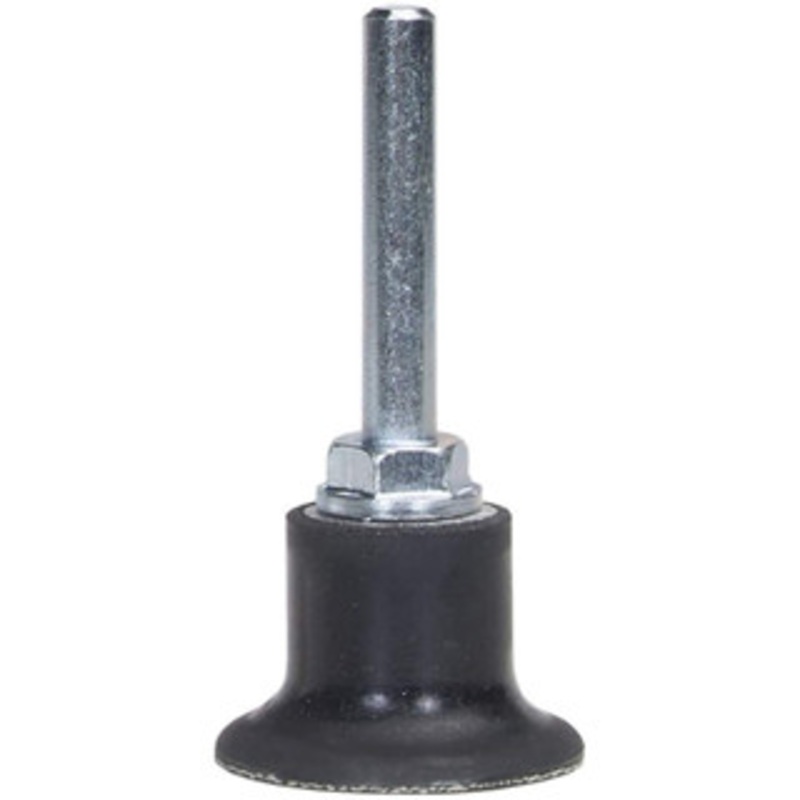 Merit Abrasives 1-1/2 Diam Quick-Change Type R Disc Backing Pad 1/4 Shank Diam, Medium Density, 30,000 RPM, Power-Lock Type 3 Compatible 08834161174 – 09607995
