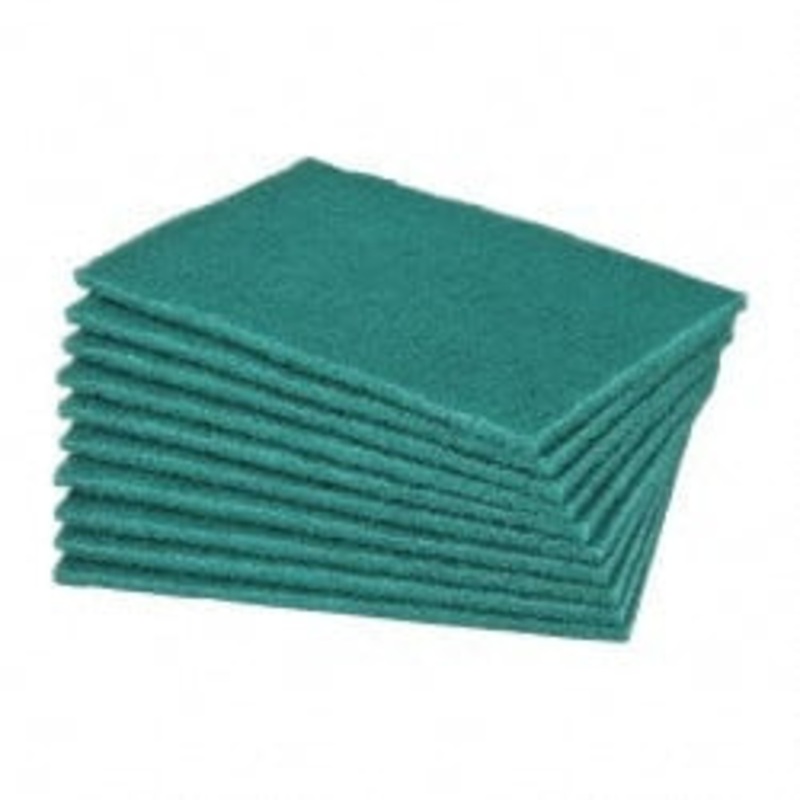 Norton Very Fine Grade, Aluminum Oxide Hand Pad Green, 6 Wide x 9 Long, Nonwoven 66261069600 – 08170532