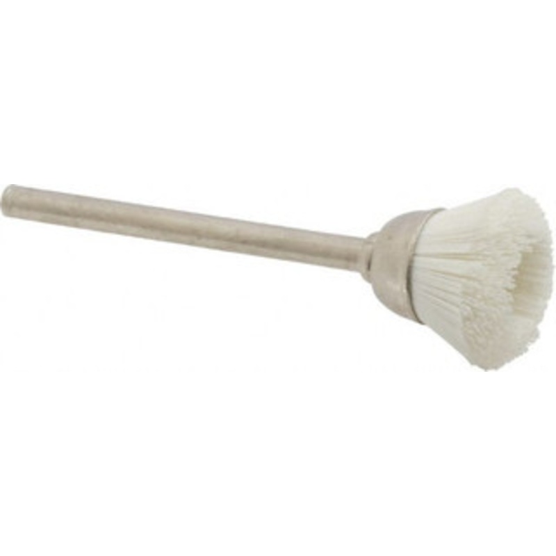 Osborn 9/16 Diam 1/8 Shank Alumina Silicate Fill Cup Brush Straight Wire, Aluminum Silicate Abrasive, 0.012 Wire Diam, 6,000 Max RPM 0007570600 – 00079749
