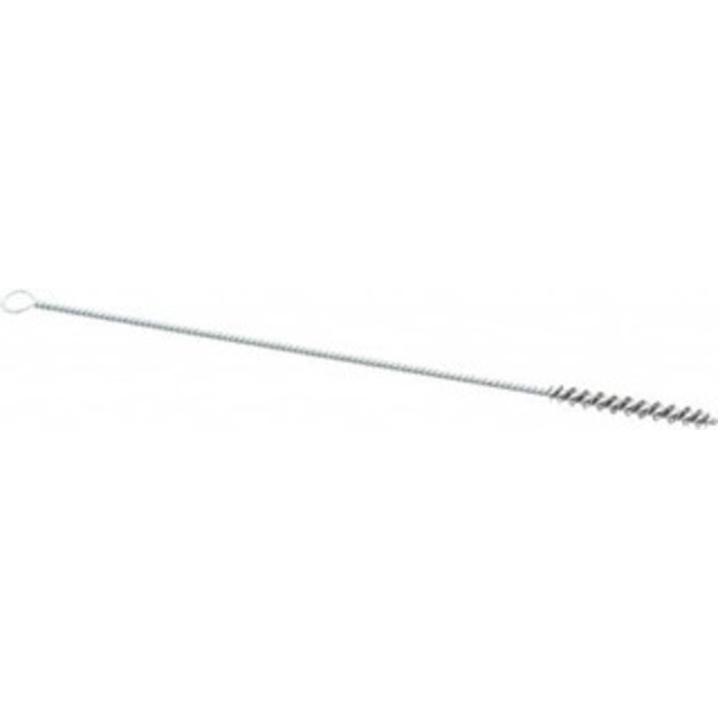 PRO-SOURCE 1-1/2 Long x 3/16 Diam Stainless Steel Twisted Wire Bristle Brush Single Spiral, 7 OAL, 0.003 Wire Diam, 0.085 Shank Diam 05011 – 03715992