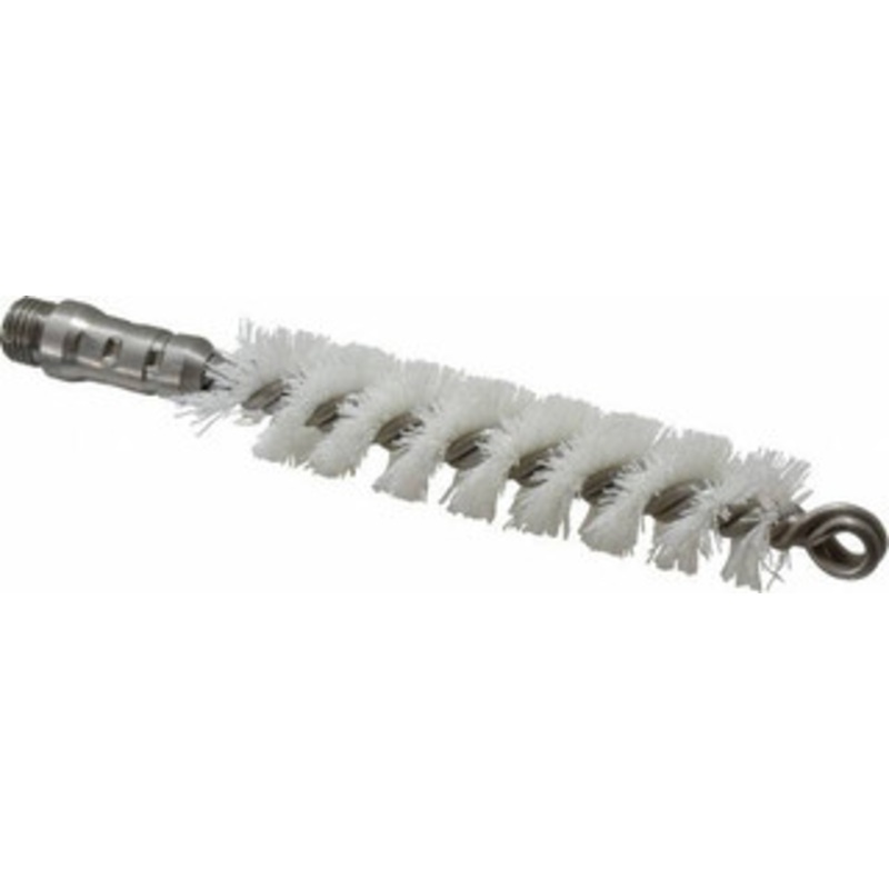 Schaefer Brush 4-1/2 Long x 1 Diam Nylon Tube Brush Single Spiral, 7 OAL, 0.018 Filament Diam, 1/4 Shank Diam 42602 – 66570243