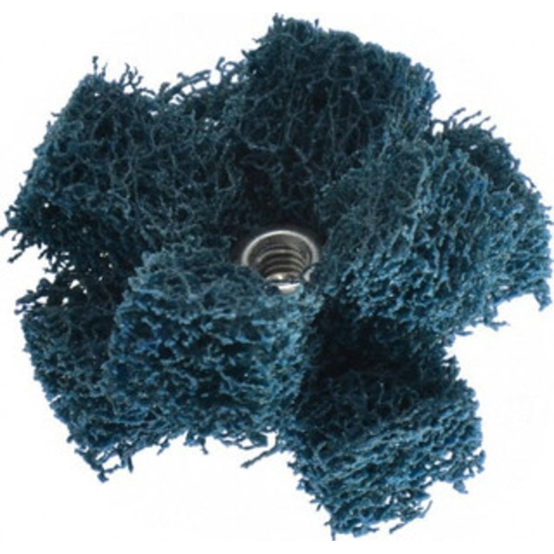 Standard Abrasives 1-1/2 x 1/2 Medium 2 Ply Cross Buff 8-32 Threaded Hole, 20,000 Max RPM 7000046830 – 93669521