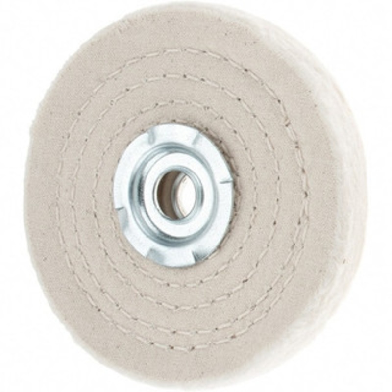 Value Collection 4 Diam x 1/2 Thick Unmounted Buffing Wheel 50 Ply, Polishing, 1 Arbor Hole, Hard Density 753592501 – 66998840