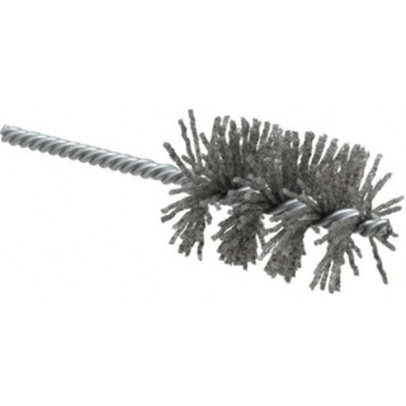 Weiler Abrasives 1-3/4 Diam Helical Nylon Tube Brush Single Spiral, 0.06 Filament Diam, 2-1/2 Brush Length, 5-1/2 OAL, 1/4 Diam Shank 98405 – 75851709