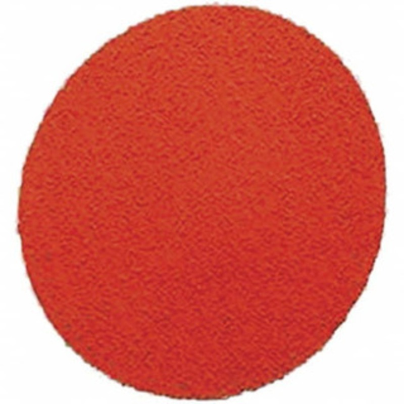 3M 12 Diam, 50 Grit Ceramic Adhesive PSA Disc Coarse Grade, Orange, YF Weighted Backing, Flexible, Use with Bench Top Motors 7010328188 – 01933977