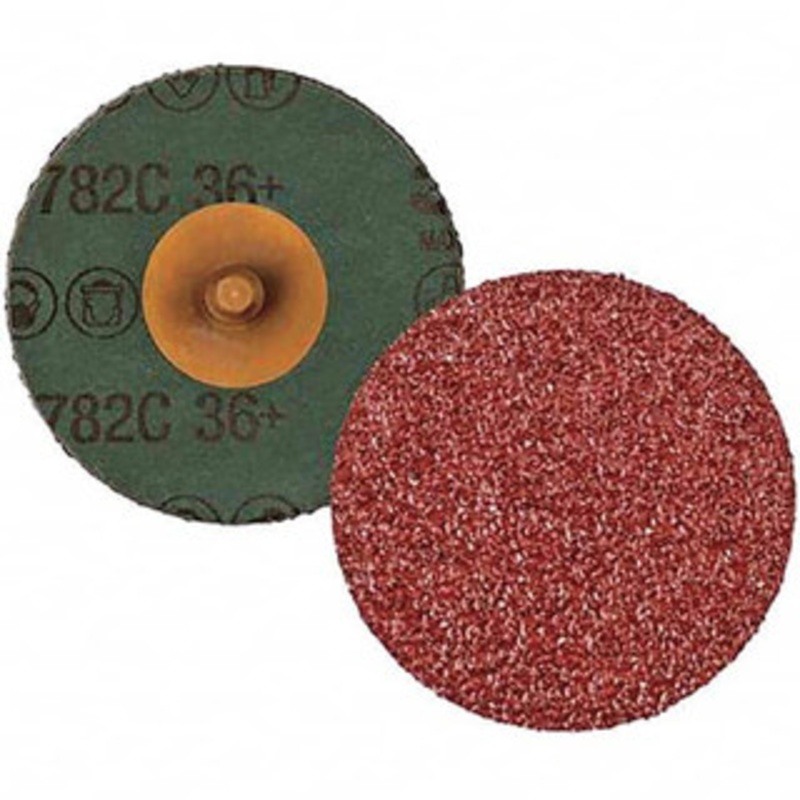 3M 2 36 Grit Ceramic Quick Change Disc Type R Attachment, Coated, Fiber Backing, 30,000 RPM 7100100976 – 32318396