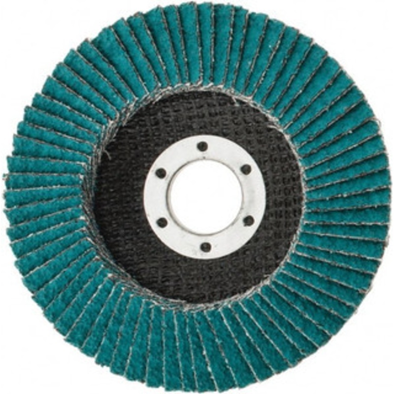 3M 4-1/2 36 Grit 7/8 Center Hole Type 29 Zirconia Alumina Flap Disc Very Coarse Grade, Coated, Arbor Attachment, Cloth Backing, 13,300 RPM 7000119471 – 66517236