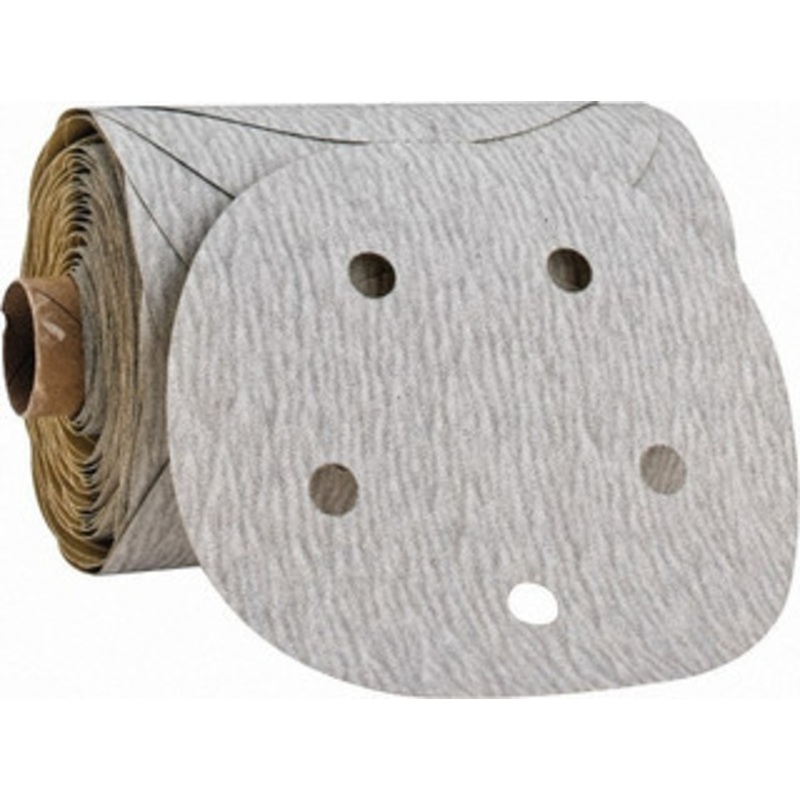3M 5 Diam, 220 Grit Silicon Carbide Adhesive PSA Disc Very Fine Grade, Gray, A Weighted Backing, Flexible, Use with Random Orbital Sanders 7010326453 – 89470769