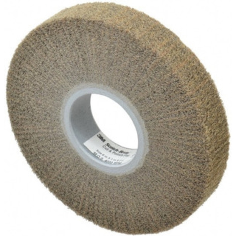 3M 6 x 1 Aluminum Oxide Unmounted Flap Wheel Nonwoven, Medium Grade, 2 Center Hole, 4,000 Max RPM 7010328770 – 98319288